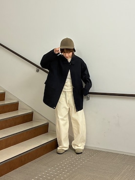 「アイテム（ジャケット/アウター）」を使った、夏海さん（レディース・153cm）の秋コーディネート