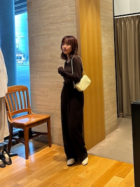「アイテム（バレエシューズ）」を使った、夏海さん（レディース・153cm・20代）の夏コーディネート