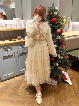 「アイテム（その他）」を使った、み ゃ ー ゆさん（レディース・155cm）の冬コーディネート