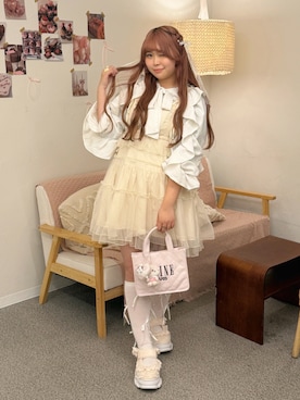 「apres jour（アプレジュール）のアイテム」を使った、み ゃ ー ゆさん（レディース・155cm）の春コーディネート