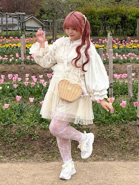 「apres jour（アプレジュール）のアイテム」を使った、み ゃ ー ゆさん（レディース・155cm）の春コーディネート