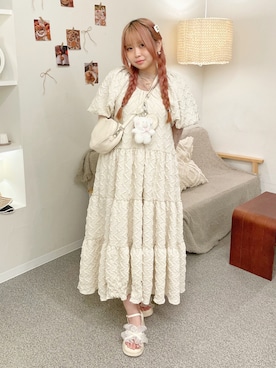 「アイテム（その他）」を使った、み ゃ ー ゆさん（レディース・155cm）の秋コーディネート