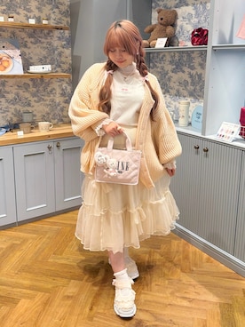 「apres jour（アプレジュール）のアイテム」を使った、み ゃ ー ゆさん（レディース・155cm）の春コーディネート