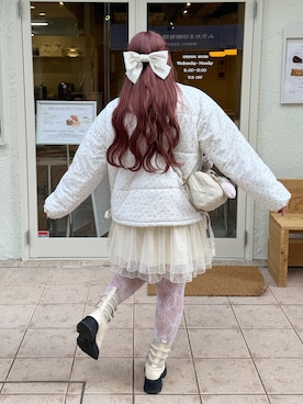 「RANDA（ランダ）のアイテム」を使った、み ゃ ー ゆさん（レディース・155cm）の春コーディネート