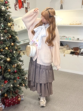 「アイテム（その他）」を使った、み ゃ ー ゆさん（レディース・155cm）の秋コーディネート