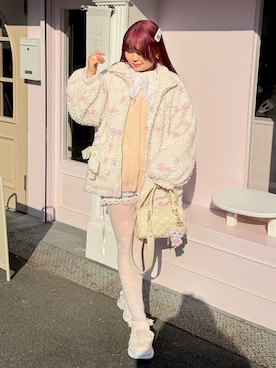 「tutuanna（チュチュアンナ）のアイテム」を使った、み ゃ ー ゆさん（レディース・155cm）の春コーディネート