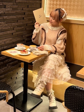 み ゃ ー ゆさん（レディース・155cm）の春コーディネート