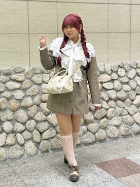 「tocco closet（トッコ　クローゼット）のアイテム」を使った、み ゃ ー ゆさん（レディース・155cm）の春コーディネート