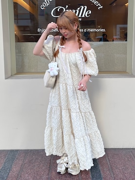 「アイテム（その他）」を使った、み ゃ ー ゆさん（レディース・155cm）の夏コーディネート