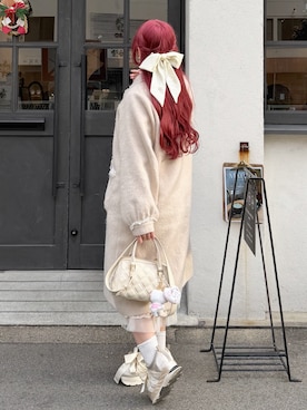 「RANDA（ランダ）のアイテム」を使った、み ゃ ー ゆさん（レディース・155cm）の冬コーディネート