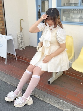 「アイテム（その他）」を使った、み ゃ ー ゆさん（レディース・155cm）の夏コーディネート