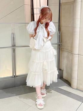 「アイテム（その他）」を使った、み ゃ ー ゆさん（レディース・155cm）の秋コーディネート
