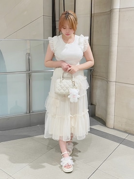 「アイテム（サンダル）」を使った、み ゃ ー ゆさん（レディース・155cm・20代）の秋コーディネート