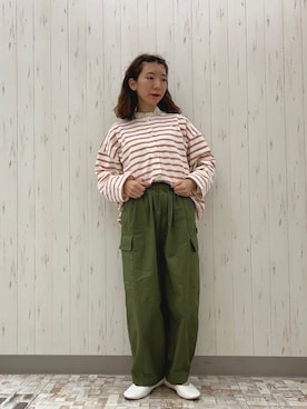 「春服デビュー宣言」｜「アイテム（その他シューズ）」を使った、kaniさん（レディース・155cm）の春コーディネート
