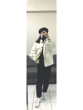 「Heather（ヘザー）のアイテム（その他アウター）」を使った、ひっかさん（レディース・166cm）の秋コーディネート