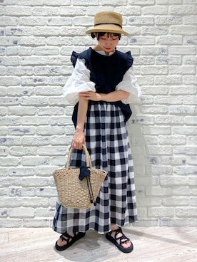 かとういおりさん（レディース・153cm）の夏コーディネート