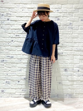 かとういおりさん（レディース・153cm）の夏コーディネート