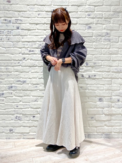 セール】コットンリネンマーメイドスカート（スカート）｜Samansa Mos2  