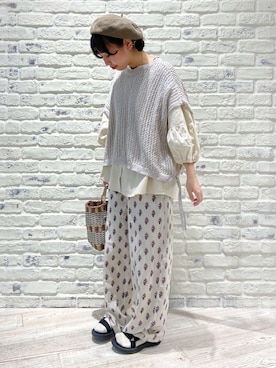 かとういおりさん（レディース・153cm）の春コーディネート