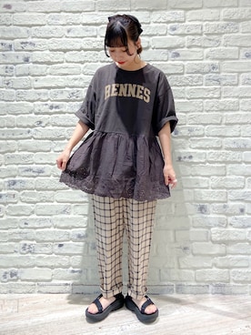 かとういおりさん(レディース・153cm)の夏コーディネート