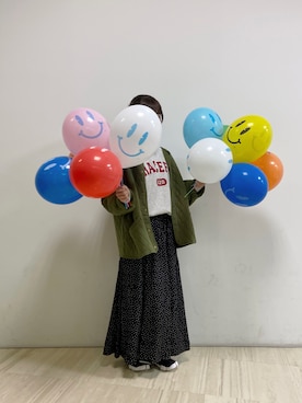 「Samansa Mos2（サマンサ モスモス）のアイテム（テーラードジャケット）」を使った、かとういおりさん（レディース・153cm）の秋コーディネート