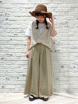 かとういおりさん（レディース・153cm）の夏コーディネート