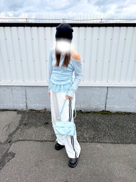 「アイテム（アンサンブル）」を使った、ｍａｎａ‪‪さん（レディース・155cm）の春コーディネート