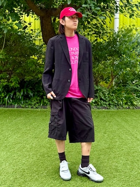 「アイテム（シューズ）」を使った、Keisukeさん（メンズ・172cm）の夏コーディネート