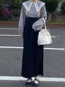 na nさん（レディース・165cm）の春コーディネート