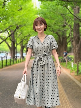 「フォローミー」｜織田千穂さん（レディース・165cm）の春コーディネート