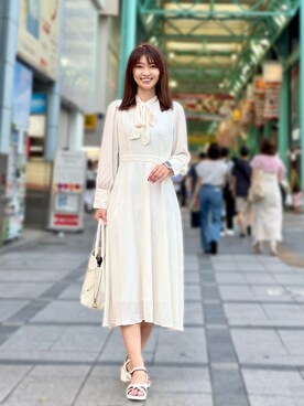 「SHEIN購入品」｜織田千穂さん（レディース・165cm）の夏コーディネート