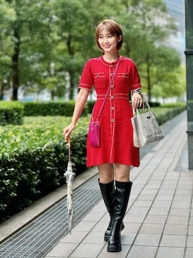 「フォローミー」｜織田千穂さん（レディース・166cm）の秋コーディネート