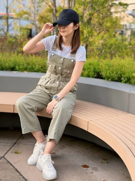 「スニーカー好きと繋がりたい」｜織田千穂さん（レディース・165cm）の春コーディネート
