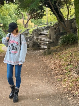 織田千穂さん（レディース・166cm）の秋コーディネート