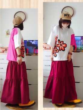 「IENA」｜「アイテム（帽子）」を使った、みはるさん（レディース・152cm）の春コーディネート