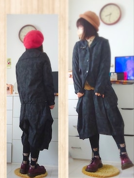 「FRAPBOIS」｜「アイテム（ブーツ）」を使った、みはるさん（レディース・152cm）の春コーディネート