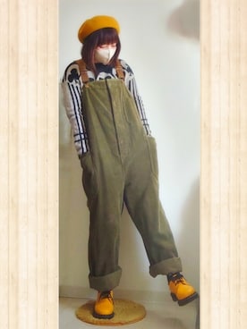 「ha/za/ma」｜みはるさん（レディース・152cm）の秋コーディネート