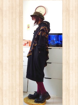 「FRAPBOIS」｜「アイテム（ブーツ）」を使った、みはるさん（レディース・152cm）の春コーディネート
