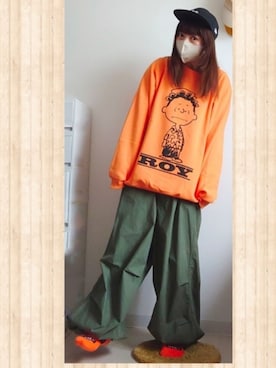 「にゃー」｜みはるさん（レディース・152cm）の秋コーディネート