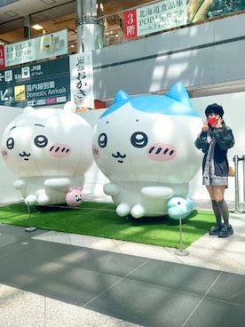 「CA4LA（カシラ）のアイテム（帽子）」を使った、みはるさん（レディース・152cm）の夏コーディネート