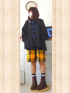 「yuni（ユニ　）のアイテム（ワンピース/ドレス）」を使った、みはるさん（レディース・152cm）の秋コーディネート