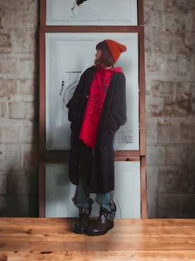「osharewalker」｜「アイテム（帽子）」を使った、みはるさん（レディース・152cm）の秋コーディネート
