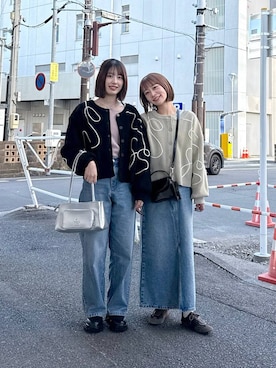 「アイテム（ブーツ）」を使った、omakiiさん（レディース・160cm）の冬コーディネート