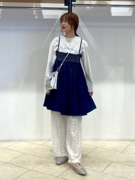 「キャミワンピース」｜omakiiさん（レディース・160cm）の春コーディネート