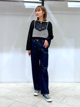 「アイテム（その他トップス）」を使った、omakiiさん（レディース・160cm・20代）の春コーディネート