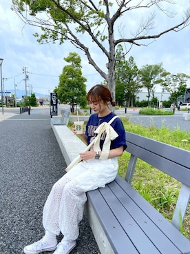 「ピクニック」｜omakiiさん（レディース・160cm・20代）の夏コーディネート