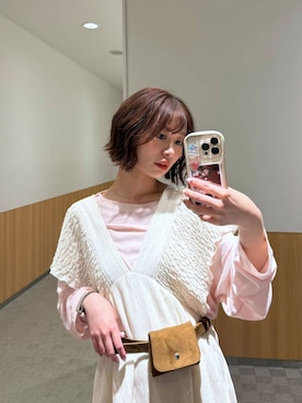 omakiiさん（レディース・160cm）の春コーディネート