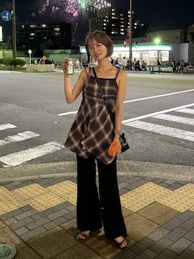 「アイテム（チョーカー）」を使った、omakiiさん（レディース・160cm・20代）の夏コーディネート