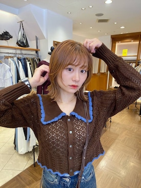 「アイテム（デニムパンツ）」を使った、omakiiさん（レディース・160cm）の秋コーディネート