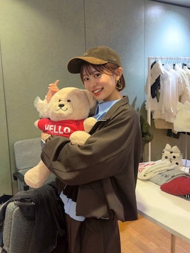 「アイテム（フィギュア）」を使った、omakiiさん（レディース・160cm）の秋コーディネート